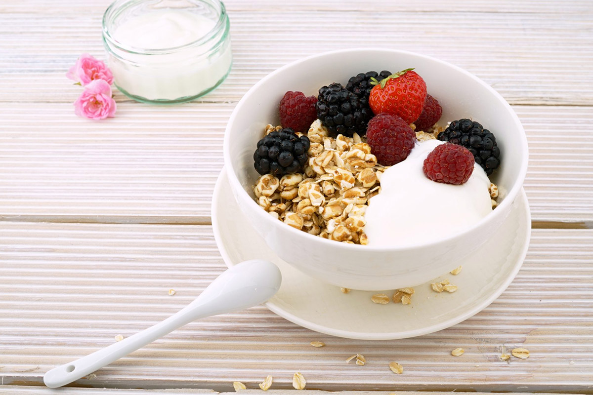 Bowl Of Grains And Berries