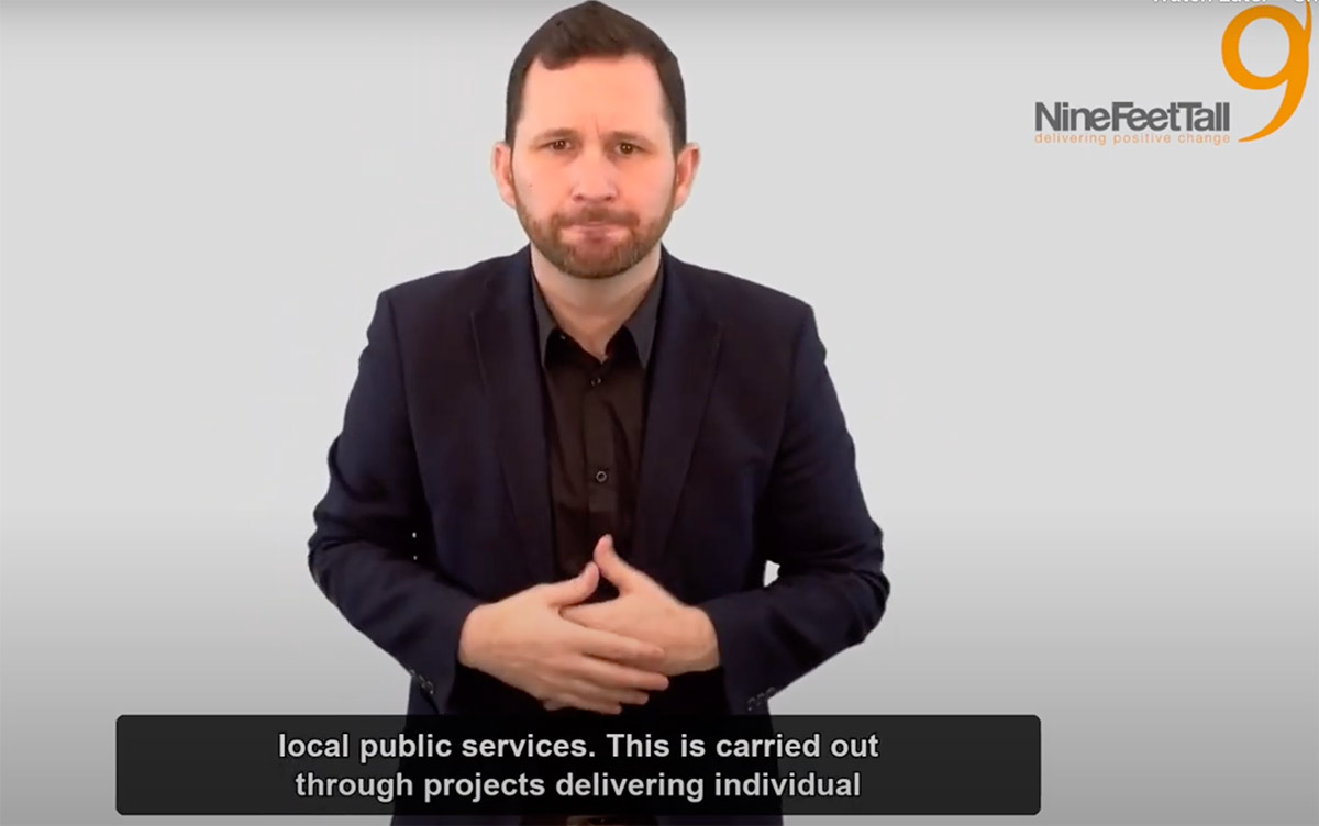 British Deaf Association Video Still