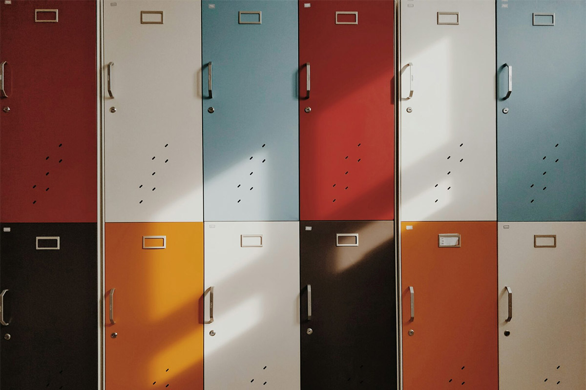 Colourful Lockers