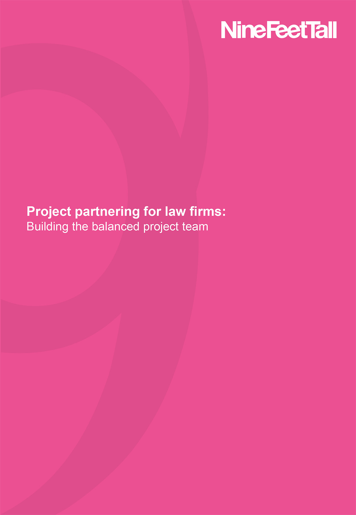 Report Cover for Project Partnering For Law Firms