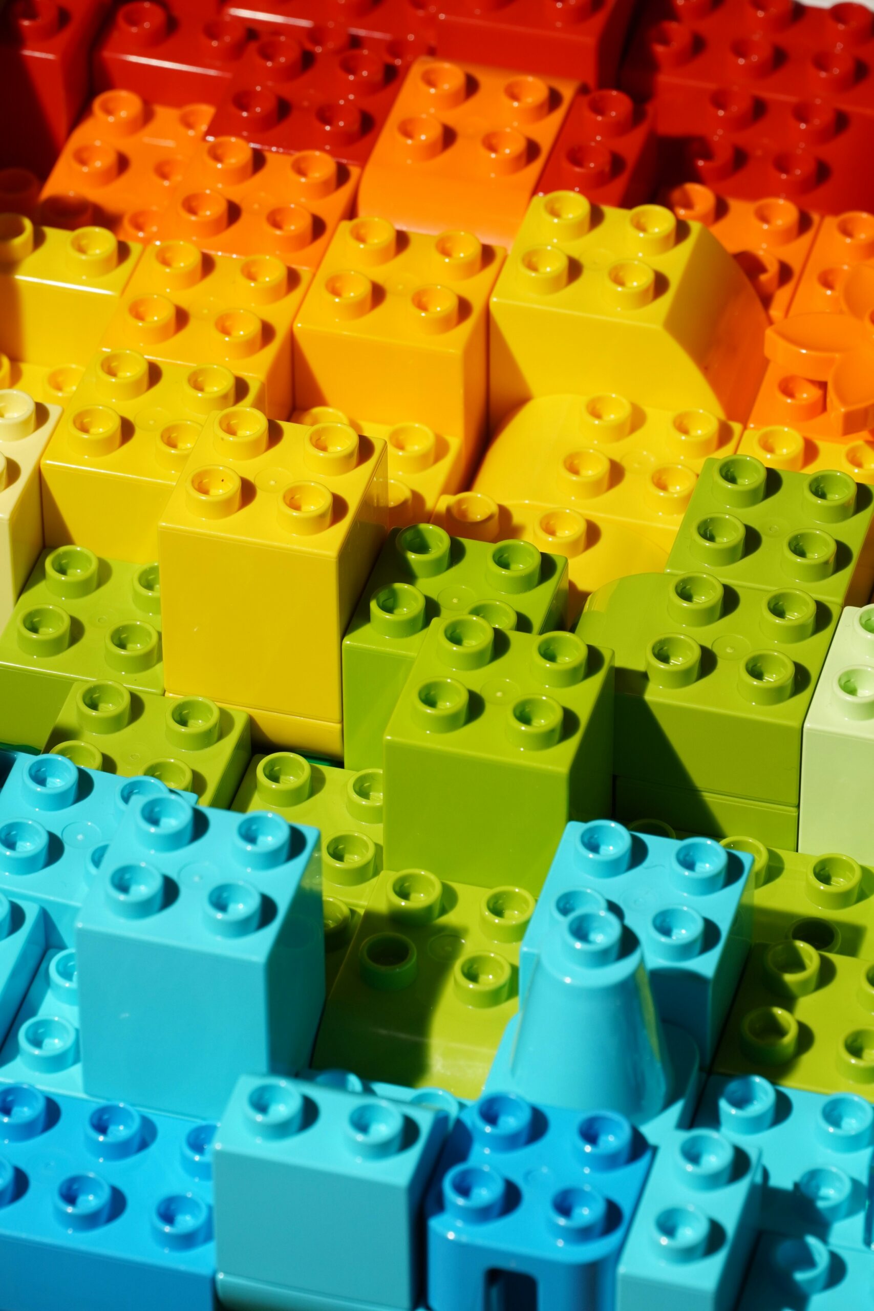 colourful building blocks